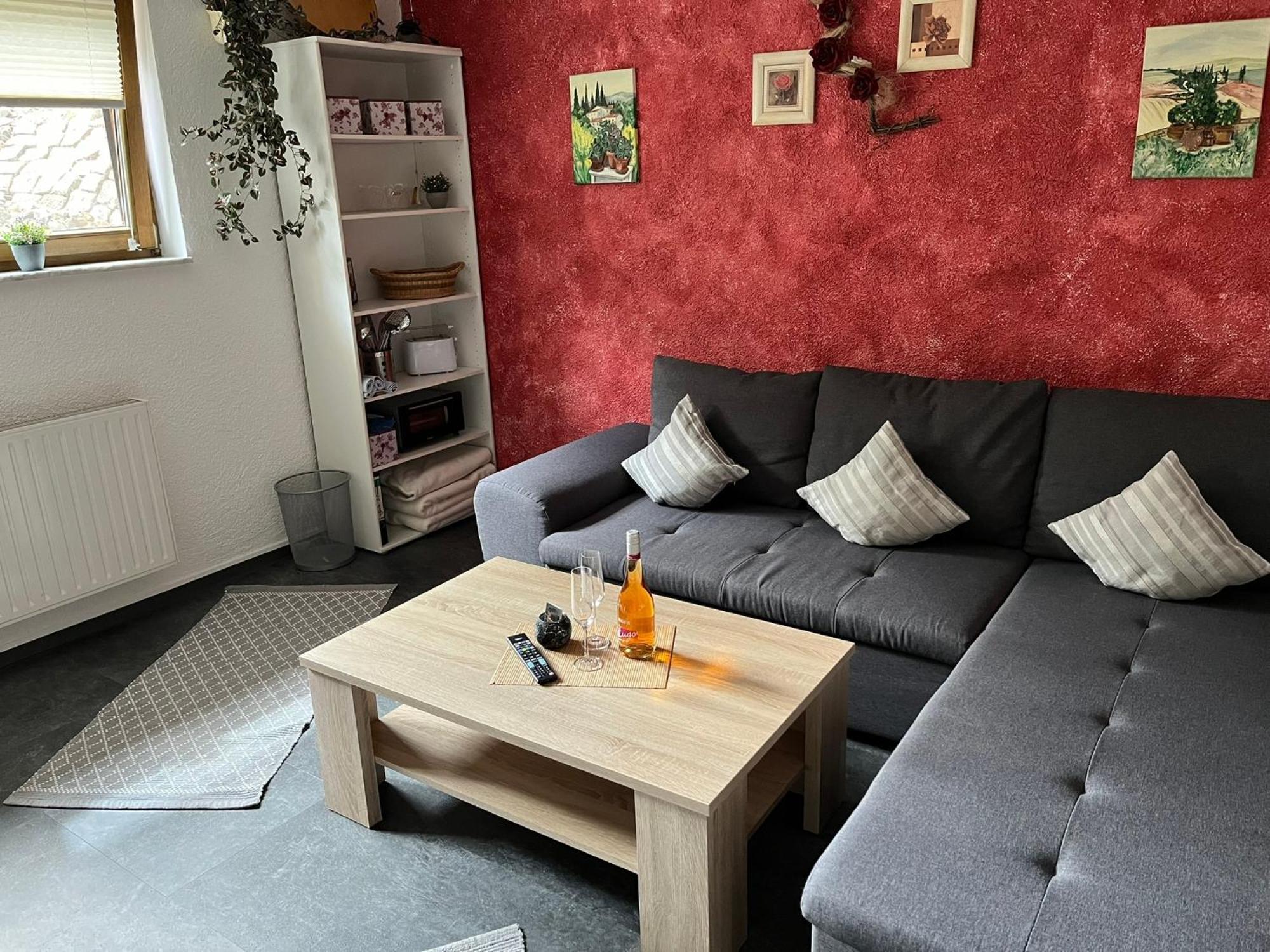 Ferienwohnung Hoppelnase Mit Eigener Sauna Langenstein Ngoại thất bức ảnh